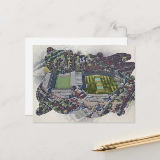 Headingley Cricket & Rugby Stadiums, Leeds Briefkaart (Voorkant / Achterkant in situ)