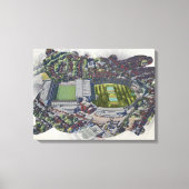 Headingley Cricket & Rugby Stadiums, Leeds Canvas Afdruk (Voorkant)