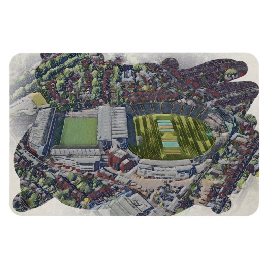 Headingley Cricket & Rugby Stadiums, Leeds Magneet (Horizontaal)