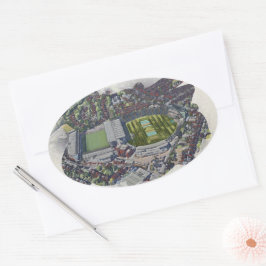 Headingley Cricket & Rugby Stadiums, Leeds Ovale Sticker