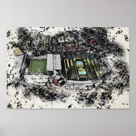 Headingley Cricket & Rugby Stadiums, Leeds Poster