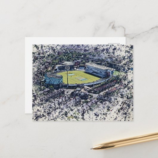 Headingley Stadium, Leeds Briefkaart (Voorkant / Achterkant in situ)