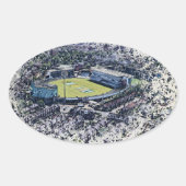 Headingley Stadium, Leeds Ovale Sticker (Voorkant)