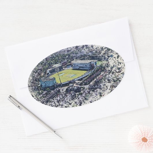 Headingley Stadium, Leeds Ovale Sticker (Envelop)