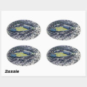 Headingley Stadium, Leeds Ovale Sticker (Vel)