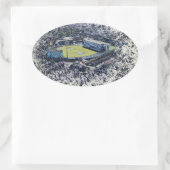 Headingley Stadium, Leeds Ovale Sticker (Tas)