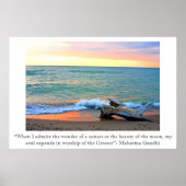 Headlands Sunset Poster (Voorkant)