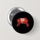 Headless Crab Kostuum Grappig Gevist Krab Lovers H Ronde Button 5,7 Cm (Voorkant /achterkant)