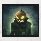 Headless Horseman Halloween Bier Labels Bier Etiket (Enkel label)