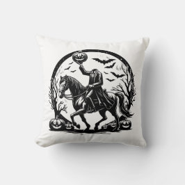 Headless Horseman Halloween Circle Design Kussen