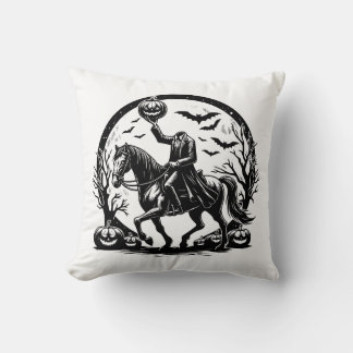 Headless Horseman Halloween Circle Design Kussen