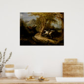 Headless Horseman Halloween Legende Slaapholte Poster (Keuken)