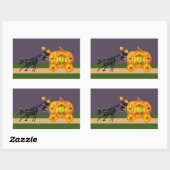 Headless Horseman Pumpkin Carriage Riding sticker (Vel)