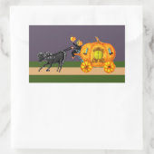 Headless Horseman Pumpkin Carriage Riding sticker (Tas)
