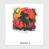 Headless Horseman Shirt Urban Legend Halloween Pum Sticker (Vel)