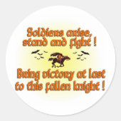 Headless Horseman Sticker (Voorkant)