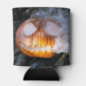 Headless Horseman's Jack-o-Lantern Head a Flame Blikjeskoeler (Achterkant)