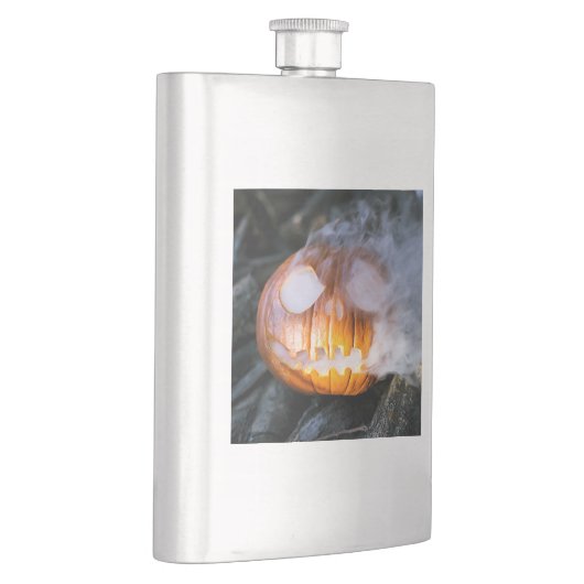 Headless Horseman's Jack-o-Lantern Head a Flame Flacon (Rechts)