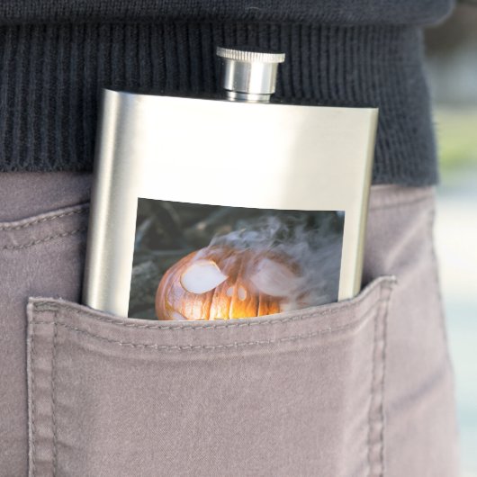 Headless Horseman's Jack-o-Lantern Head a Flame Flacon (Voorbeeld)