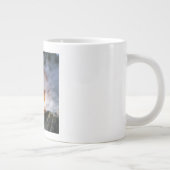 Headless Horseman's Jack-o-Lantern Head a Flame Grote Koffiekop (Rechts)