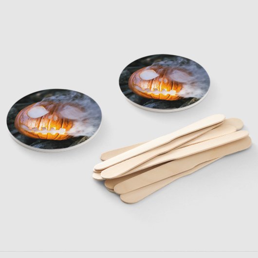 Headless Horseman's Jack-o-Lantern Head a Flame Handwaaier (Niet-gemonteerd)