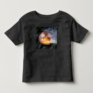 Headless Horseman's Jack-o-Lantern Head a Flame Kinder Shirts