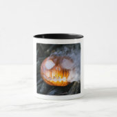 Headless Horseman's Jack-o-Lantern Head a Flame Mok (Midden)