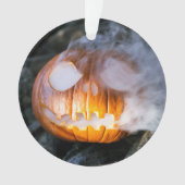 Headless Horseman's Jack-o-Lantern Head a Flame Ornament (voorkant)