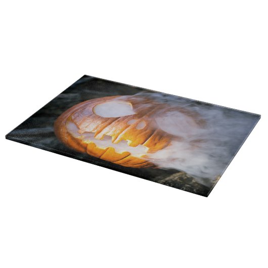 Headless Horseman's Jack-o-Lantern Head a Flame Snijplank (Hoek)