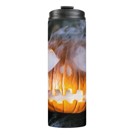 Headless Horseman's Jack-o-Lantern Head a Flame Thermosbeker (Voorkant)