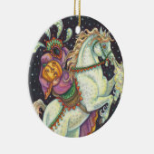 HEADLESS HORSEWOMAN SLEEPY HOLLOW ORNAMENT Round (Rechts)