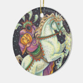 HEADLESS HORSEWOMAN SLEEPY HOLLOW ORNAMENT Round (Links)