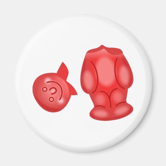 Headless Jelly Baby Magneet (Voorkant)