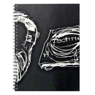 Headphone and DJ Turntable MK2 Notitieboek