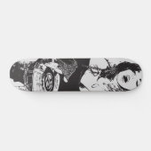 HEADPHONE GIRL MET VINYL. ONEIGHTH Tokyo Original Persoonlijk Skateboard (Horizontaal)