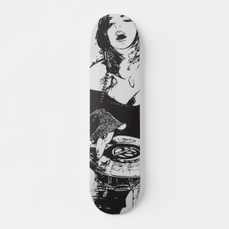HEADPHONE GIRL MET VINYL. ONEIGHTH Tokyo Original Persoonlijk Skateboard