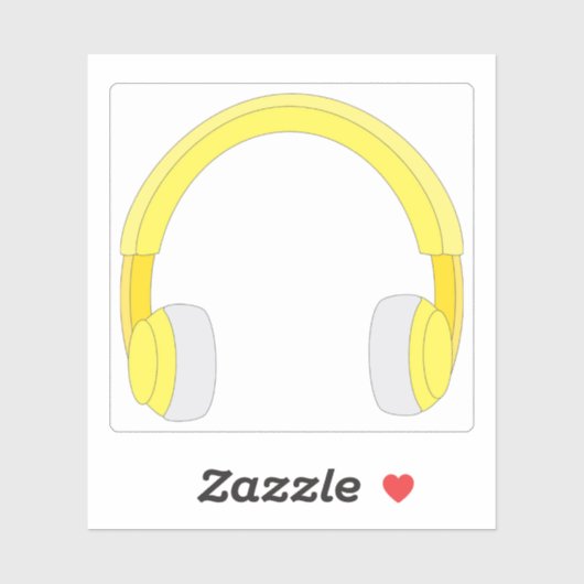 Headphones Sticker (Vel)