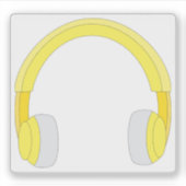 Headphones Sticker (Voorkant)