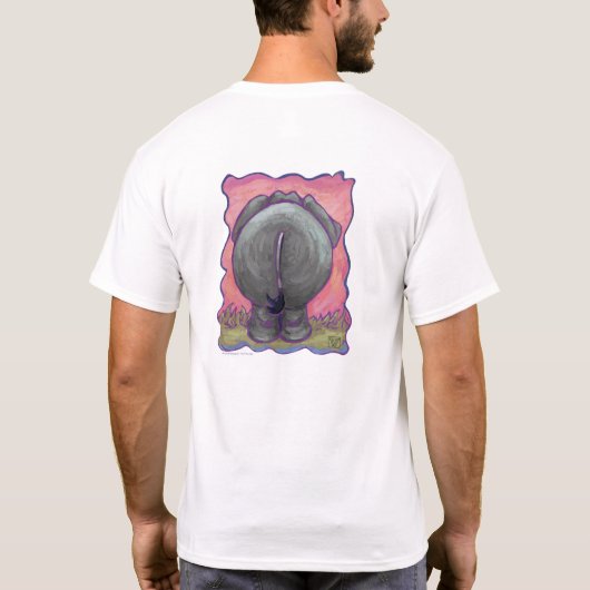 Heads and Tails Elephant T-Shirts (Achterkant)