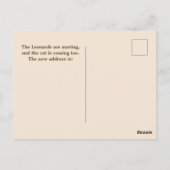 HEADS UP RELOCATION CARD BRIEFKAART (Achterkant)