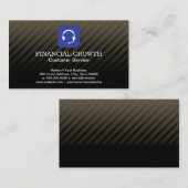 Headsetpictogram Visitekaartje (Voorkant / Achterkant)