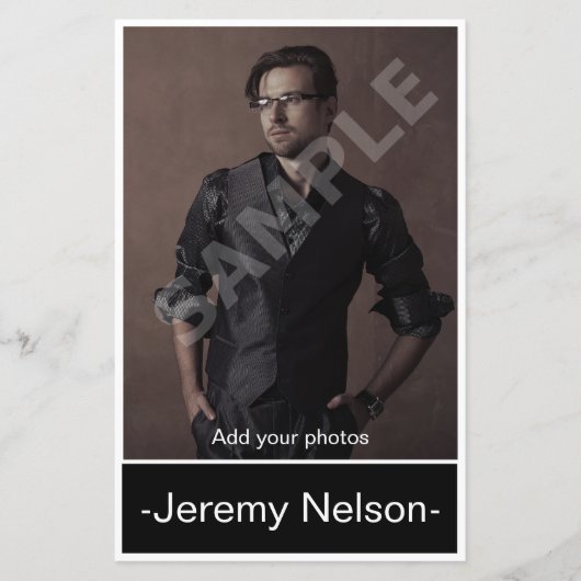 Headshot Actor Comp Card (Voorkant)