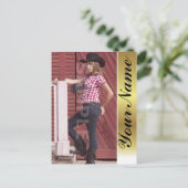 Headshot Comp Card Zeds Briefkaart (Staand voorkant)