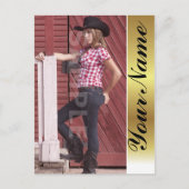 Headshot Comp Card Zeds Briefkaart (Voorkant)