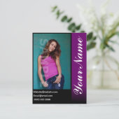 Headshot Comp Card Zeds Briefkaart (Staand voorkant)