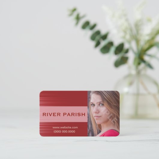 Headshot Visitekaartje Red (Staand voorkant)