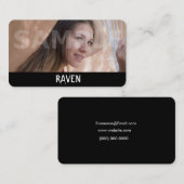 Headshot Visitekaartjes - Actor Headshot Kaart (Voorkant / Achterkant)