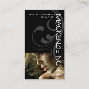 Headshot voor Songwriter van de Vocalist Zanger Visitekaartje