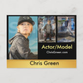 Headshot Zed/Comp Kaarten Modellen Acteurs (Voorkant)