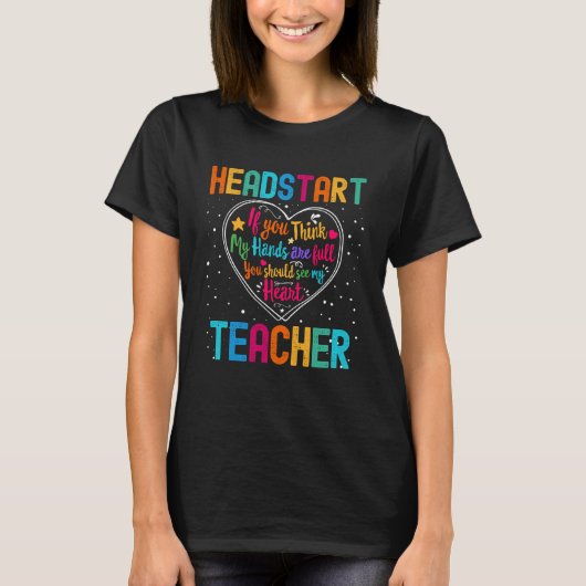 Headstart Leraar Waardering Week Terug naar School T-shirt (Voorkant)